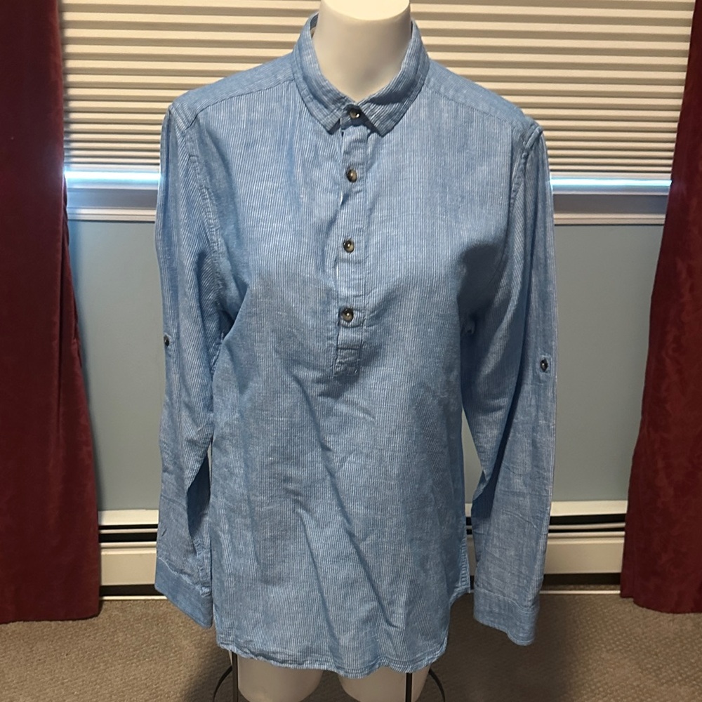 Blue button down Casual Shirt